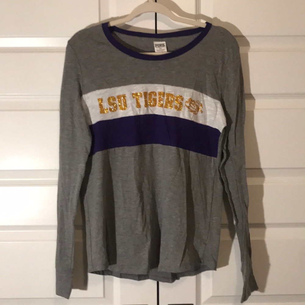 PINK LSU Tigers Long Sleeve